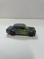 *Loose* Hot Wheels 1/64 Fast Than Ever Datsun 510 n32 Blue