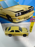 Hot Wheels 1/64 '92 BMW M3 Yellow