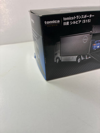 Tomica Premium 1/64 Tomica Transporter Nissan Silvia (S15) - 93659 - Damaged Box