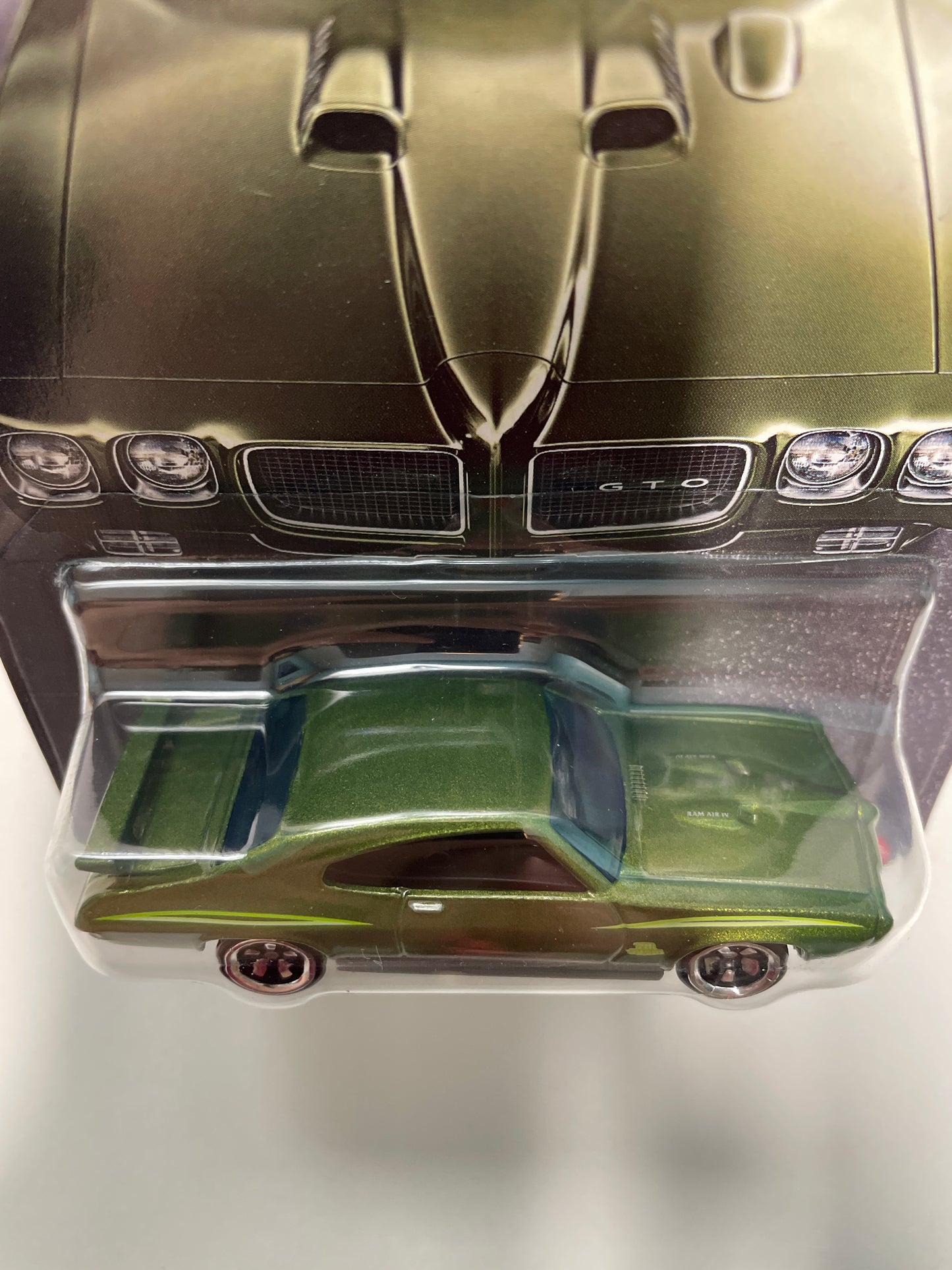 Hot Wheels 1/64 Silver Series Pontiac '70 Pontiac GTO Judge Green - JKY13