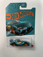 Hot Wheels 1/64 Pearl & Chrome ‘20 Toyota GR Supra Teal & Gold - Damaged Card