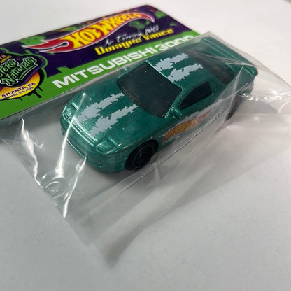 Hot Wheels 1/64 2024 Atlanta Convention Mitsubishi 3000GT Green Dinner Baggie Car