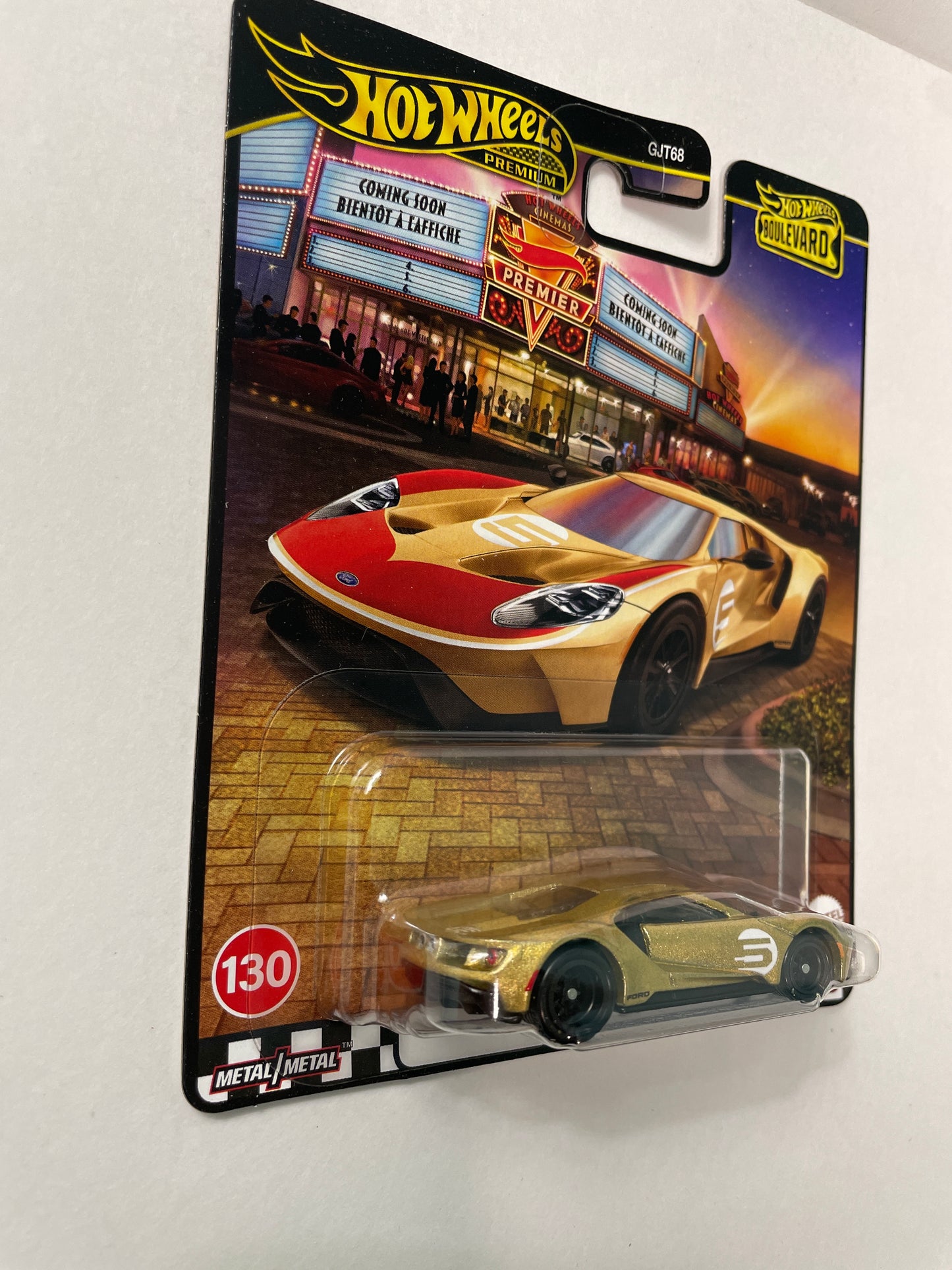 Hot Wheels 1/64 2025 Boulevard Mix C '17 Ford GT Gold