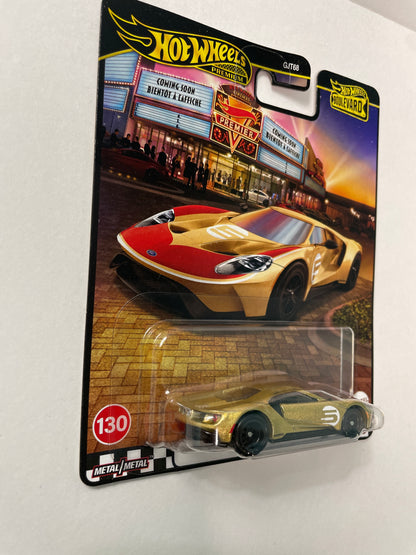 Hot Wheels 1/64 2025 Boulevard Mix C '17 Ford GT Gold