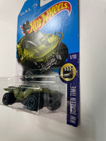 Hot Wheels 1/64 UNSC Warthog Green - Damaged Card