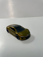 *Loose* Hot Wheels 1/64 Super Treasure Hunt ‘17 Acura NSX Gold
