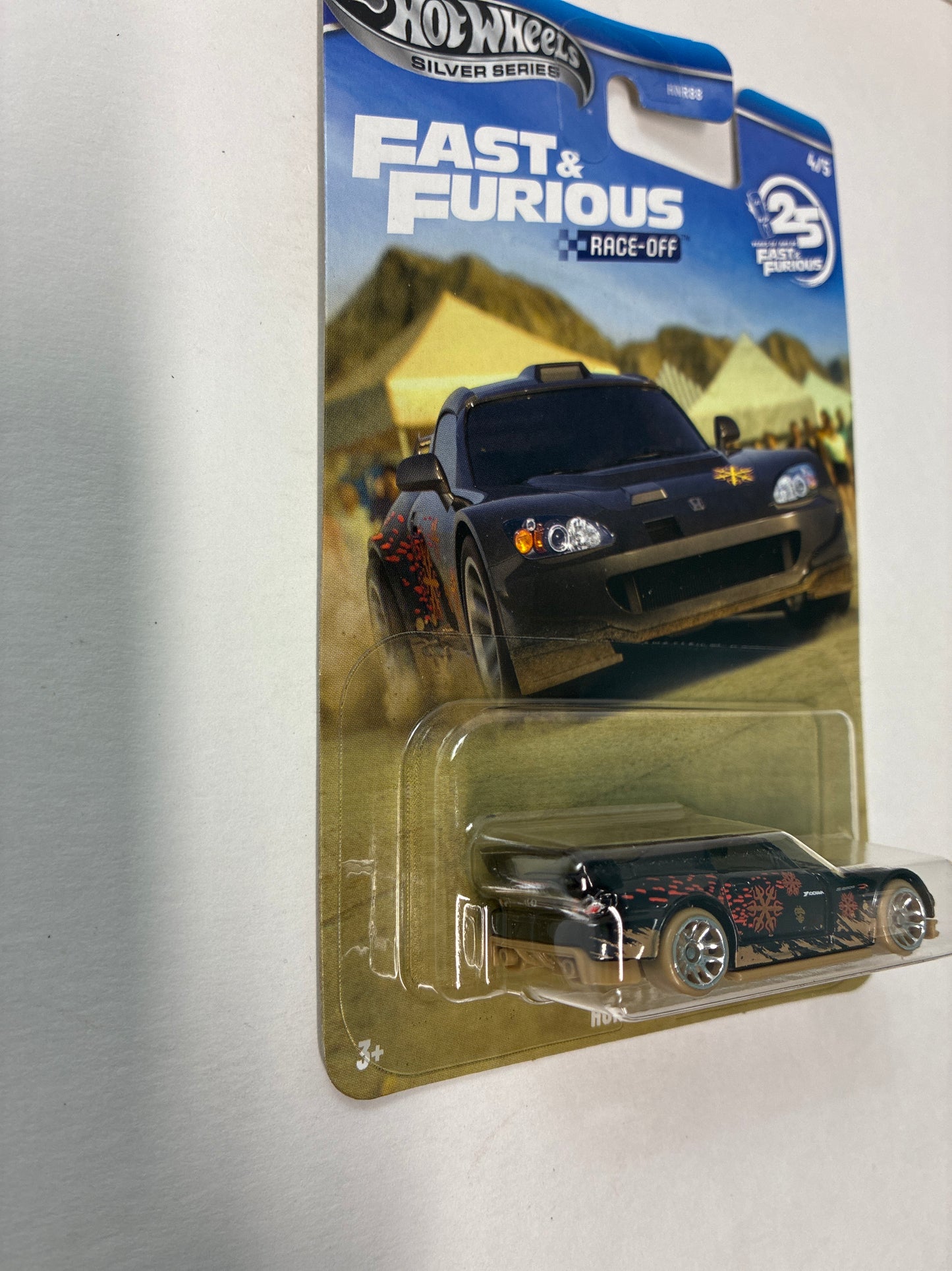 Hot Wheels 1/64 Silver Series Fast and Furious Race-Off Honda S2000 Black - JKX18