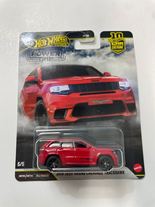Hot Wheels 1/64 Car Culture 2026 Power Trip 2019 Jeep Grand Cherokee Trackhawk Red - JKF28