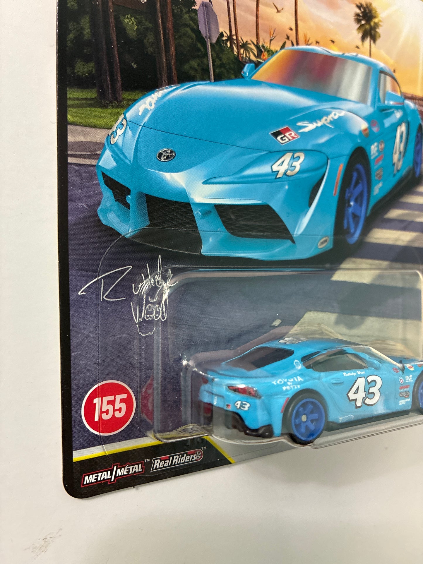 Hot Wheels 1/64 2026 Boulevard Mix H 2021 Toyota GR Supra Blue - JHW34