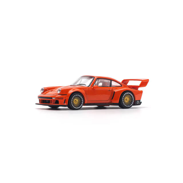 Pop Race 1/64 Porsche Singer DLS Turbo Study Orange - PR64-0131