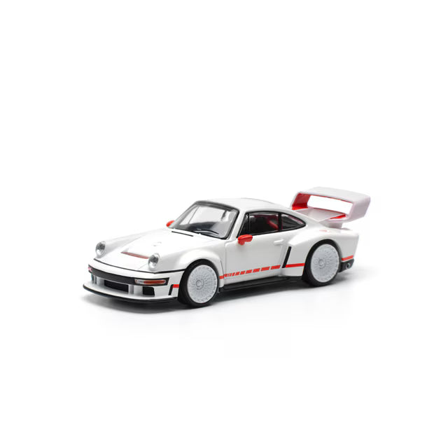 Pop Race 1/64 Porsche Singer DLS Turbo White - Pr64-0226