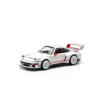 Pop Race 1/64 Porsche Singer DLS Turbo White - Pr64-0226