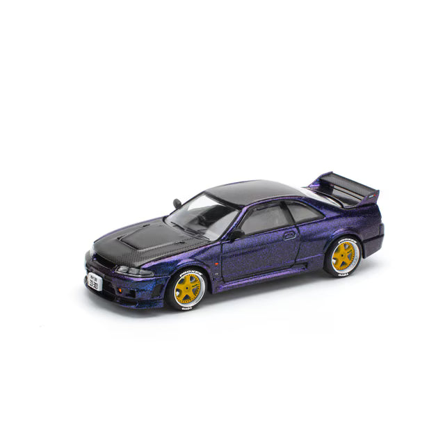 Pop Race 1/64 Nissan Skyline GT-R R33 Midnight Purple - PR64-0256