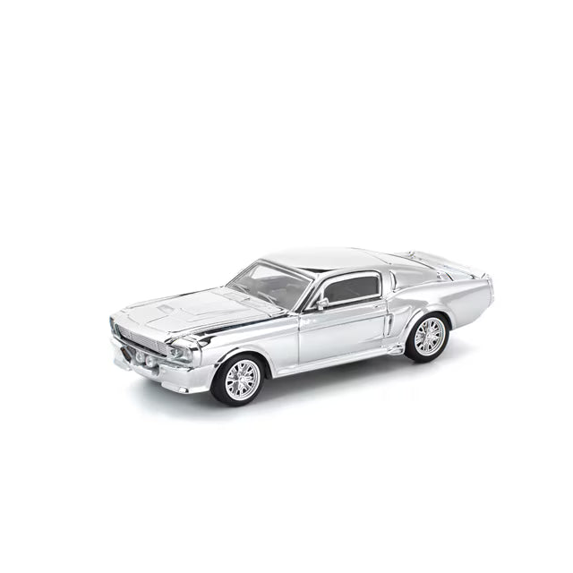 Pop Race 1/64 Ford Shelby Mustang GT500 Chrome - PR64-0312