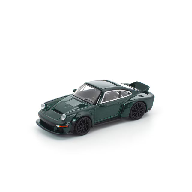 Pop Race 1/64 Singer DLS Porsche Turbo Green - PR64-0326