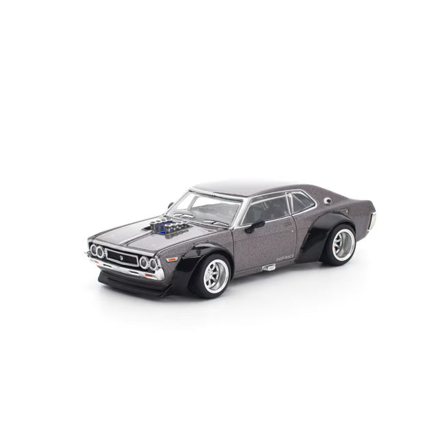 Pop Race 1/64 Laurel C130 Metallic Grey - PR64-0304