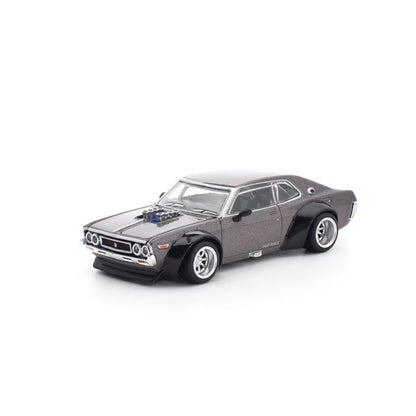 Pop Race 1/64 Laurel C130 Metallic Grey - PR64-0304