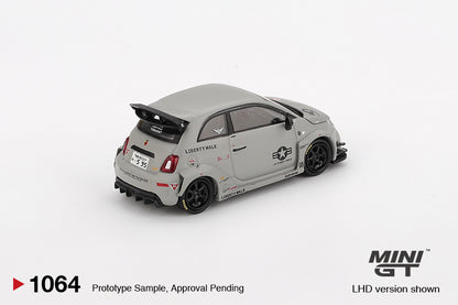 Mini GT 1/64 LB-WORKS x Abas Works Abarth 595 Fighters Grey - MGT01064