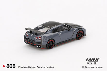 Mini GT 1/64 Nissan GT-R Nismo (R35) 2024 Stealth Gray - MGT00868
