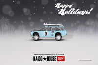 Kaido House x Mini GT 1/64 Datsun KAIDO 510 Wagon 4x4 Winter Holiday Edition Blue