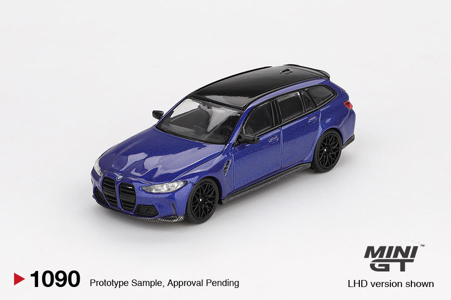 Mini GT 1/64 BMW M3 Competition Touring Portimao Blue Metallic MGT01090