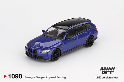 Mini GT 1/64 BMW M3 Competition Touring Portimao Blue Metallic MGT01090