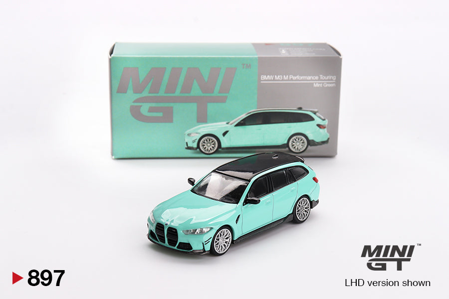 Mini GT 1/64 BMW M3 M Performance Touring Mint Green - MGT00897