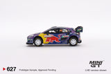 Mini GT 1/64 Ford Puma Rally1 #42 M-Sport Ford WRT 2022 Rally Italia Sardegna 2nd Place Blue