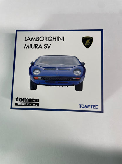 Tomica Limited Vintage 1/64 LV Lamborghini Miura SV Blue - 33654