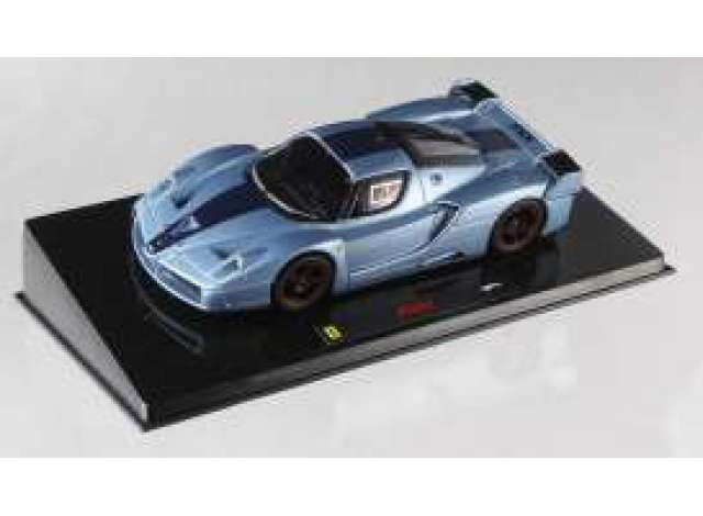 1/43 Hot Wheels Elite 2006 Ferrari FXX Turquoise w/ blue stripe - Damaged Box