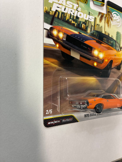 Hot Wheels 1/64 Fast & Furious 2026 Mix Q 1970 Dodge Challenger R/T Orange - JHW64