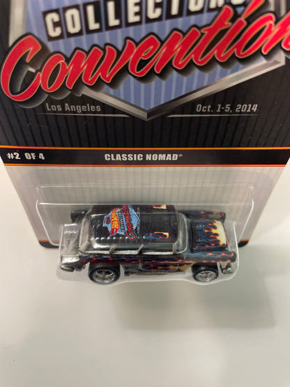 Hot Wheels 1/64 28th Annual Collectors Convention Los Angeles Chevy Classic Nomad Black & Blue