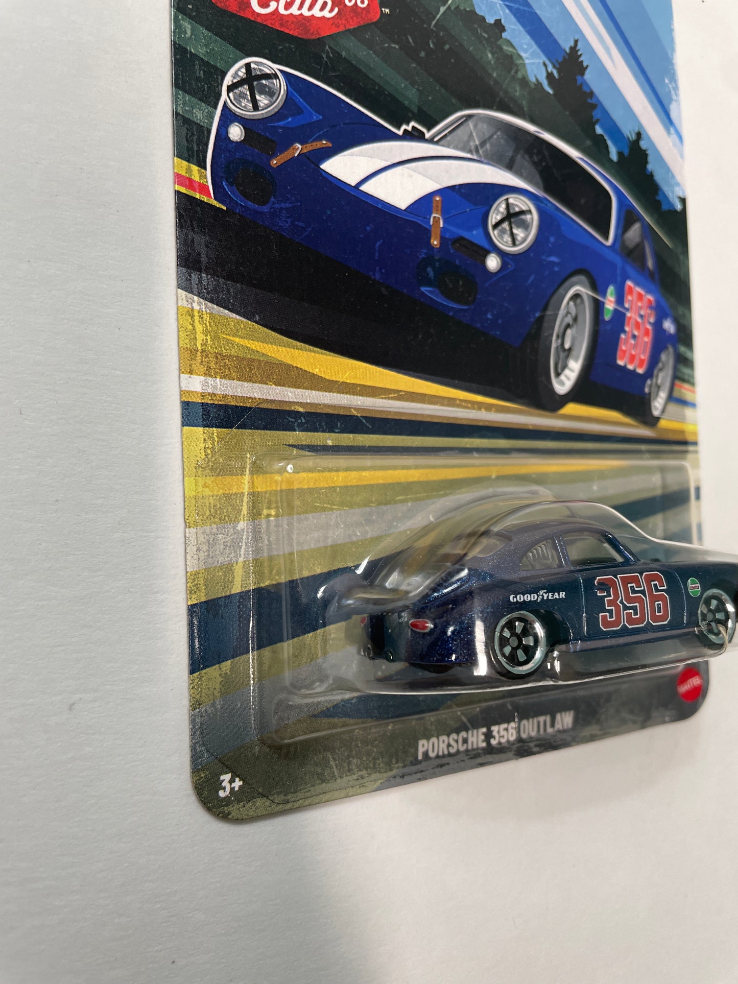 Hot Wheels 1/64 Silver Series Vintage Club 1968 Porsche 356 Outlaw Blue - JKY28