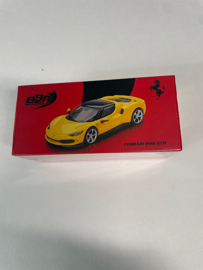 BBR Models 1/64 Ferrari 296 GTB Giallo Modena Yellow - BBRFER64005