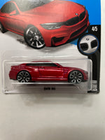 Hot Wheels 1/64 BMW M4 Red - Damaged Card