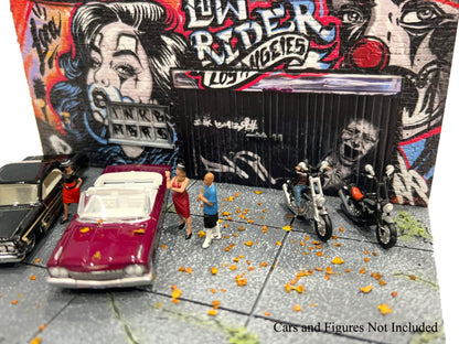 American Diorama 1/64 2024 Art La Lowrider Diorama Street - AD-2423
