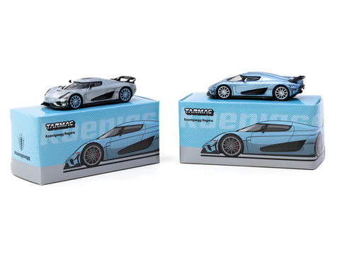 Tarmac Works 1/64 Koenigsegg Regera Light Blue Metallic - GLOBAL64 - T64G-TL017-LB