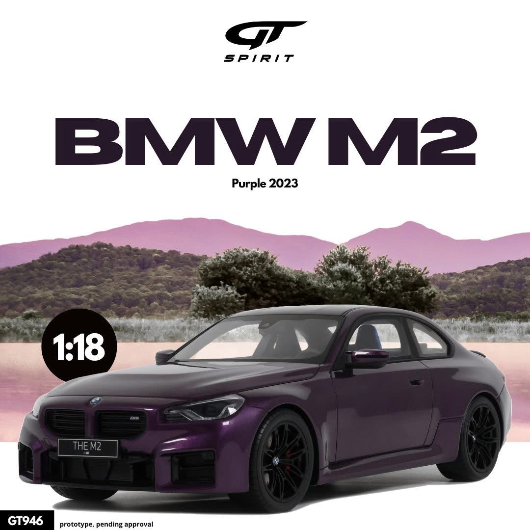 GT Spirit 1/18 2023 BMW M2 Purple - GT946