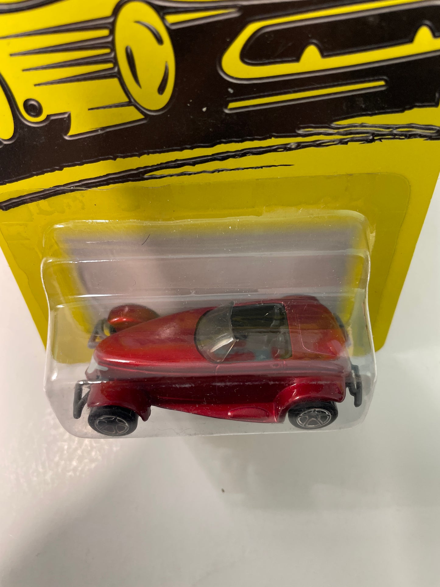 Matchbox 1/64 SuperFast  Plymouth Prowler Red - Damaged Box