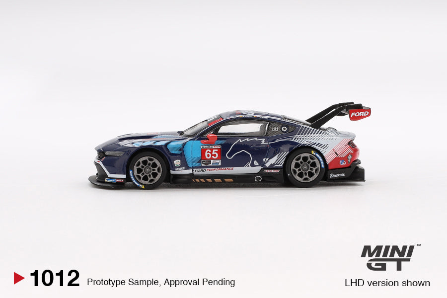 Mini GT 1/64 Ford Mustang GT3 #65 2024 IMSA Daytona 24 Hrs Ford Multimatic Motorsports Blue - MGT01012