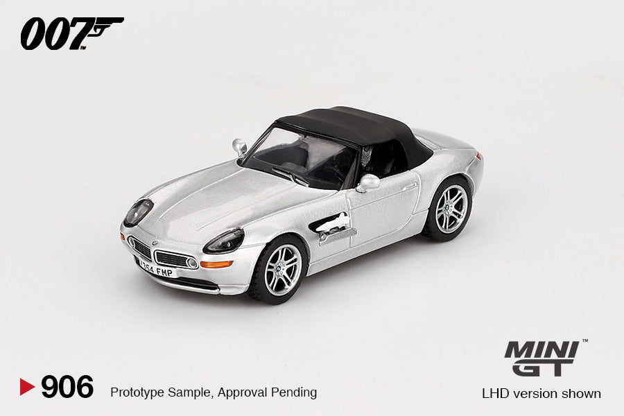Mini GT 1/64 BMW Z8 "The World Is Not Enough" Silver - MGT00906-007E