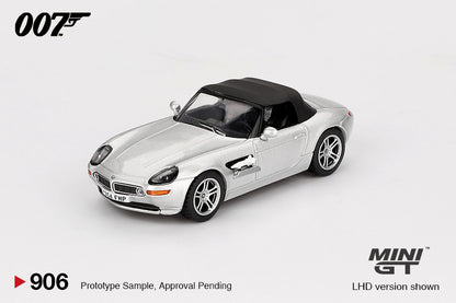 Mini GT 1/64 BMW Z8 "The World Is Not Enough" Silver - MGT00906-007E