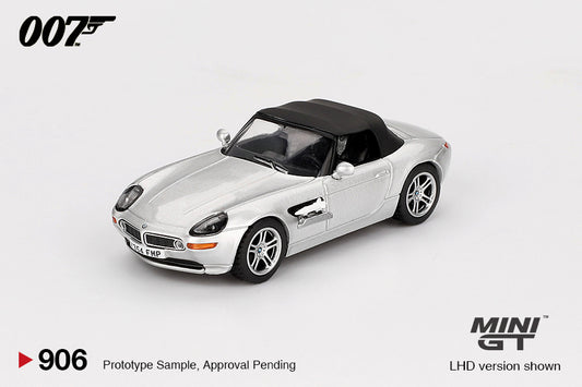 Mini GT 1/64 BMW Z8 "The World Is Not Enough" Silver - MGT00906-007E