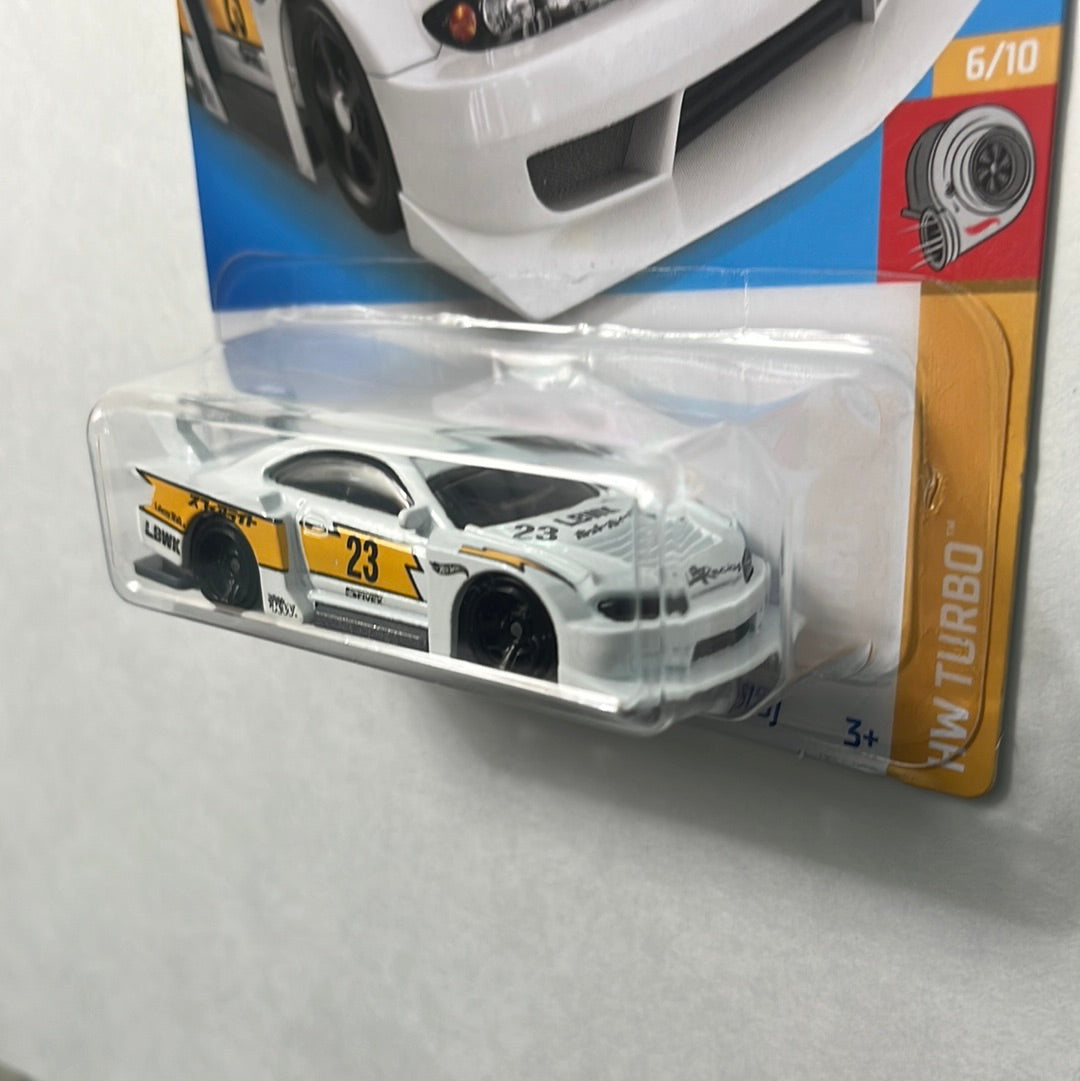 Hot Wheels 1/64 Liberty Walk LB Super Silhouette Nissan Silvia (S15) White