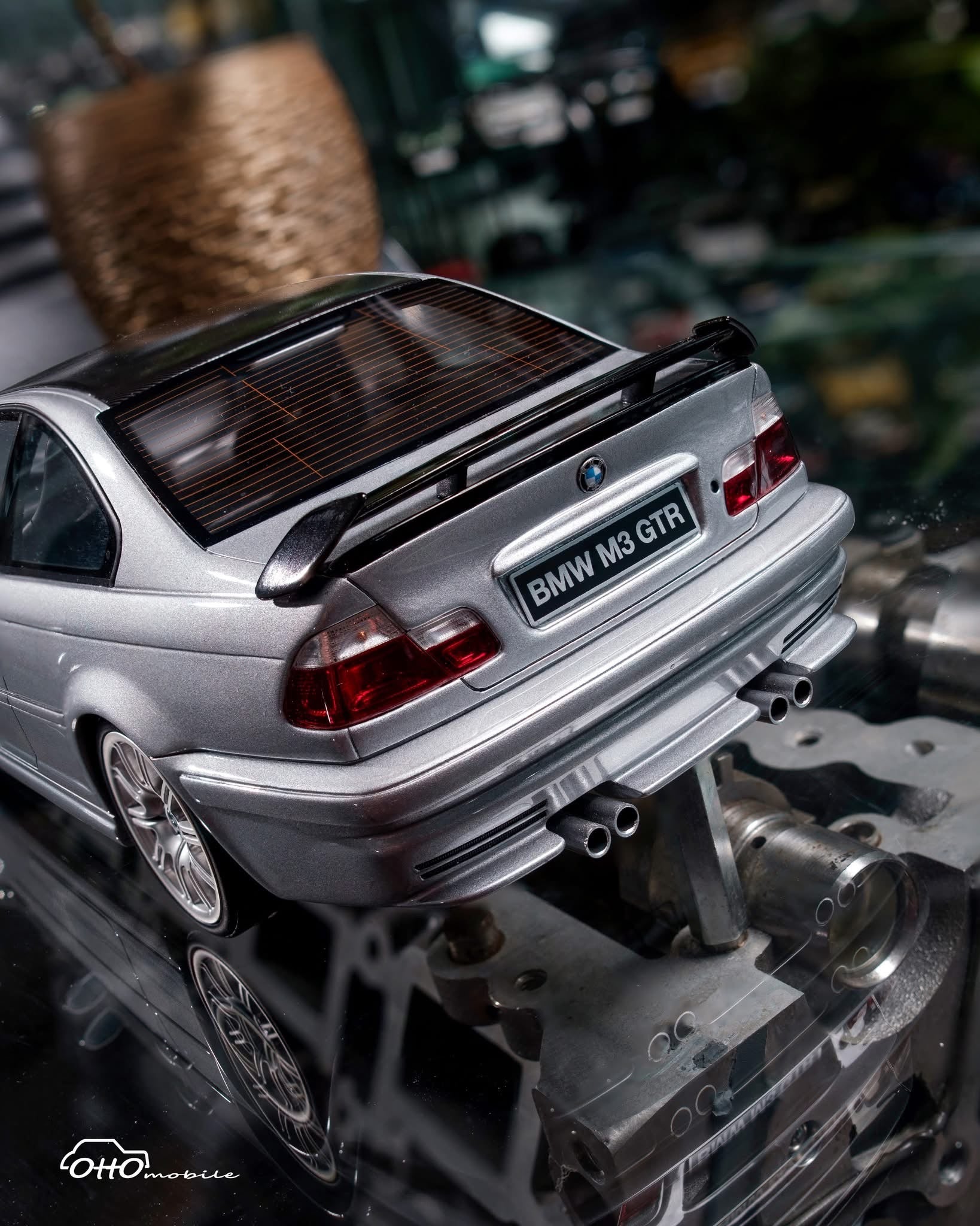 Otto Mobile 1/18 BMW M3 E46 GTR Street Silver – Flipn Diecast