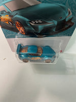 Hot Wheels 1/64 Pearl & Chrome ‘20 Toyota GR Supra Teal & Gold - Damaged Card