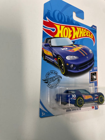 Hot Wheels 1/64 Treasure Hunt Dodge Viper RT/10 Blue - Damaged Box