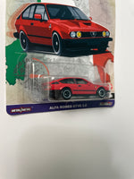 Hot Wheels 1/64 Car Culture Alfa Romeo GTV6 3.0 Red (World Tour Series)