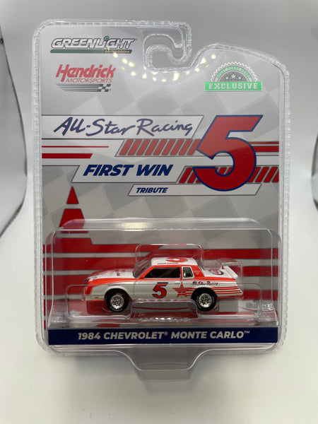 Greenlight 1/64 Hobby Exclusive Hendrick Motorsports All-Star Racing 5 1984 Chevrolet Monte Carlo White & Red