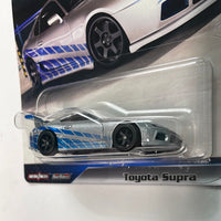 Hot Wheels 1/64 Fast & Furious Mix D Toyota Supra silver & Blue